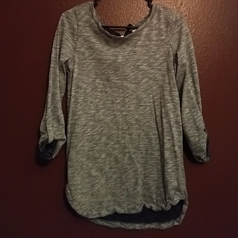 Merona zip up back sweater